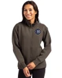 Chicago Cubs Mono Cutter & Buck Roam Epic Versatility Full Zip Recycled Womens Jacket Poplar Front