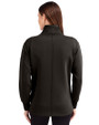 Seattle Mariners Mono Cutter & Buck Roam Epic Versatility Full Zip Recycled Womens Jacket Black Back