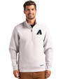Arizona Diamondbacks Mono Cutter & Buck Roam Epic Versatility Recycled Quarter Zip Mens Pullover Solitare Front