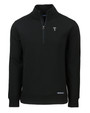 Texas Rangers Mono Cutter & Buck Roam Eco Recycled Quarter Zip Mens Pullover BL_MANN_HG 1