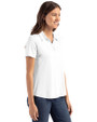 Philadelphia Phillies Mono Cutter & Buck Coastline Epic Comfort Recycled Womens Polo White Side
