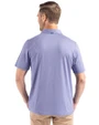 Minnesota Twins Mono Cutter & Buck Coastline Epic Comfort Recycled Mens Polo Hyacinth Back