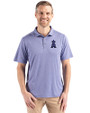 Los Angeles Angels Mono Cutter & Buck Coastline Epic Comfort Recycled Mens Polo Hyacinth Front