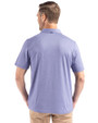 Milwaukee Brewers Mono Cutter & Buck Coastline Epic Comfort Recycled Mens Polo Hyacinth Back