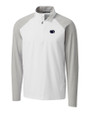 Penn State Nittany Lions Cutter & Buck Response Lightweight Hybrid Quarter Zip Mens Pullover Windbreaker White Mannequin