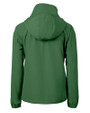 South Florida Bulls Swinging Rocky Cutter & Buck Charter Eco Recycled Womens Full-Zip Jacket Hunter Green Mannequin Back