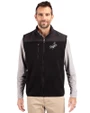 Los Angeles Dodgers Mono Cutter & Buck Cascade Eco Fleece Mens Vest Black Front