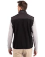 Los Angeles Dodgers Mono Cutter & Buck Cascade Eco Fleece Mens Vest Black Back