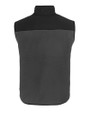 South Florida Bulls Swinging Rocky Cutter & Buck Cascade Eco Fleece Mens Vest Elemental Grey/Black Mannequin Back