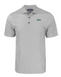 New York Jets Cutter & Buck Pike Eco Tonal Geo Print Stretch Recycled Mens Big & Tall Polo Elemental Grey Mannequin
