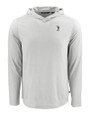 South Florida Bulls Swinging Rocky Cutter & Buck Coastline Epic Comfort Recycled Mens Hooded Shirt CONCRETE Mannequin