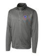 South Bend Cubs Clique Helsa Performance Mens Half Zip Pullover Sweatshirt Titan Mannequin