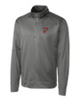 Portland Sea Dogs Clique Helsa Performance Mens Half Zip Pullover Sweatshirt Titan Mannequin