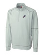 Reno Aces Clique Helsa Performance Mens Half Zip Pullover Sweatshirt Light Grey Mannequin
