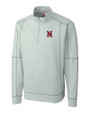 Nashville Sounds Clique Helsa Performance Knit Mens Half Zip Light Grey Mannequin