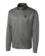 Rochester Red Wings Clique Helsa Performance Mens Half Zip Pullover Sweatshirt Titan Mannequin