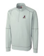 Springfield Cardinals Clique Helsa Performance Mens Half Zip Pullover Sweatshirt Light Grey Mannequin