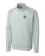 San Antonio Missions Clique Helsa Performance Mens Half Zip Pullover Sweatshirt Light Grey Mannequin