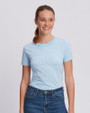 Cutter & Buck Advantage Space Dye Womens Tee Lakeshore Front