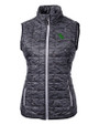 North Texas Mean Green Cutter & Buck Rainier PrimaLoft® Womens Eco Insulated Full Zip Printed Puffer Vest BL_MANN_HG 