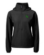 North Texas Mean Green Cutter & Buck Charter Eco Recycled Womens Anorak Jacket BL_MANN_HG 