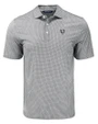 Chicago Bears Mono Cutter & Buck Pike Eco Diamond Dot Print Recycled Mens Big & Tall Polo Black Mannequin