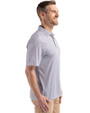 Los Angeles Rams Historic Cutter & Buck Pike Eco Diamond Dot Print Recycled Mens Big & Tall Polo Black Side