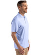 Seattle Seahawks Monochromatic Cutter & Buck Pike Recycled Diamond Dot Print Mens Polo Hyacinth Side