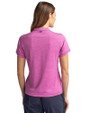 Washington Commanders Mono Cutter & Buck Forge Eco Heathered Stretch Womens Blade Top Gelato Heather Back