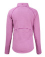 Chicago Bears Mono Cutter & Buck Peshastin Fleece Recycled Womens Half Zip Pullover Gelato Heather Mannequin Back