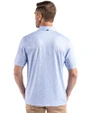Carolina Panthers Cutter & Buck Pike Eco Flora Print Recycled Mens Big & Tall Polo Atlas Light Blue Back