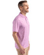 Carolina Panthers Mono Cutter & Buck Pike Eco Flora Print Recycled Mens Polo Gelato Fuchsia Side