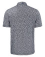 Chicago Bears Mono Cutter & Buck Pike Eco Flora Print Recycled Mens Polo Black Mannequin Back