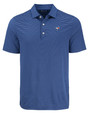 Toronto Blue Jays Cutter & Buck Forge Eco Fine Line Stripe Stretch  Recycled Mens Polo TBWH_MANN_HG 1