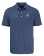 San Diego Padres Stars & Stripes Cutter & Buck Forge Eco Fine Line Stripe Stretch  Recycled Mens Polo NVBW_MANN_HG 1