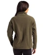 Pittsburgh Pirates Mono Cutter & Buck Hunts Point Eco Textured Fleece Recycled Womens Snap Pullover Poplar Back