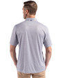 Pittsburgh Pirates Cooperstown Cutter & Buck Pike Eco Diamond Dot Print Recycled Mens Polo Black Back