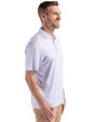 Washington Nationals Mono Cutter & Buck Pike Eco Diamond Dot Print Recycled Mens Polo Hyacinth Side