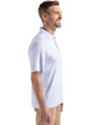 Chicago White Sox Mono Cutter & Buck Pike Eco Diamond Dot Print Recycled Mens Polo Atlas Light Blue Side