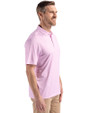 Kansas City Royals Mono Cutter & Buck Pike Eco Diamond Dot Print Recycled Mens Polo Gelato Fuchsia Side