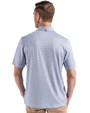 Houston Astro Mono Cutter & Buck Pike Eco Diamond Dot Print Recycled Mens Polo Navy Blue Back