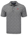 Cincinnati Reds Cutter & Buck Pike Eco Flora Print Recycled Mens Big & Tall Polo BL_MANN_HG 1