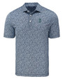 Seattle Mariners Cutter & Buck Pike Eco Flora Print Mens Polo NVBU_MANN_HG 1