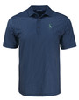 Seattle Mariners Cutter & Buck Pike Eco Shadow Check Print Recycled Mens Big & Tall Polo NVBU_MANN_HG 1