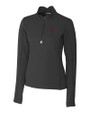 Arkansas Razorbacks Cutter & Buck Traverse Stretch Eco Quarter Zip Womens Pullover BL_MANN_HG 