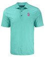 San Diego Padres City Connect Cutter & Buck Pike Eco Shadow Check Print Recycled Mens Polo FRM_MANN_HG 1