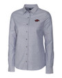 Arkansas Razorbacks Cutter & Buck Stretch Oxford Womens Long Sleeve Dress Shirt CC_MANN_HG 
