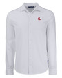 Boston Red Sox Cooperstown Cutter & Buck Advantage Tri-Blend Eco Soft Pique Long Sleeve Knitted Mens Button Down WH_MANN_HG 1