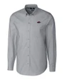 Arkansas Razorbacks Cutter & Buck Stretch Oxford Mens Long Sleeve Dress Shirt Charcoal Mannequin