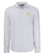 Seattle Mariners Cooperstown Cutter & Buck Advantage Tri-Blend Eco Soft Pique Long Sleeve Knitted Mens Button Down WH_MANN_HG 1